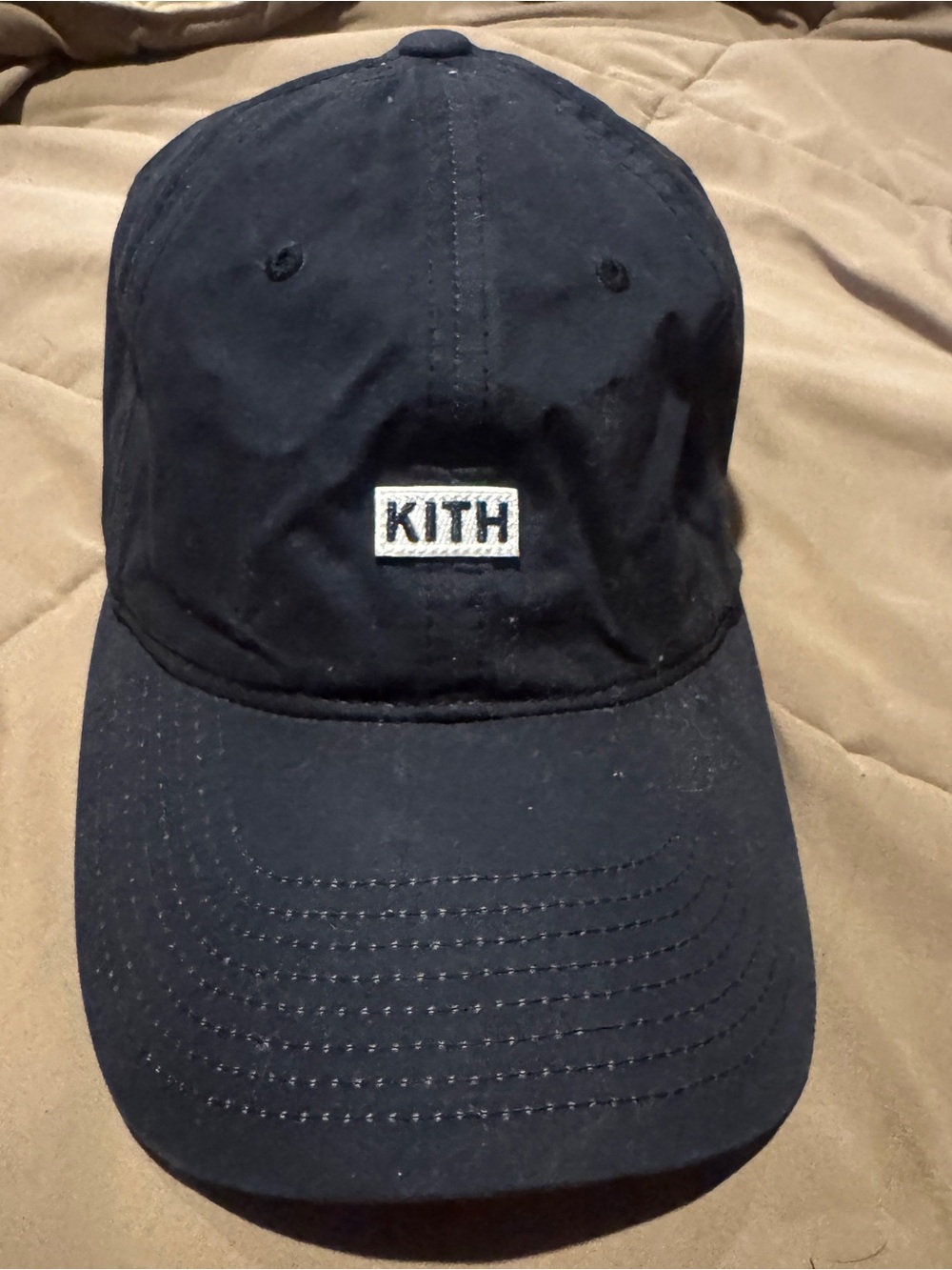 KITH black FW17 Cotton Baseball Cap - Picture 2 of 4
